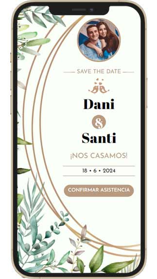 Save the Date web classic